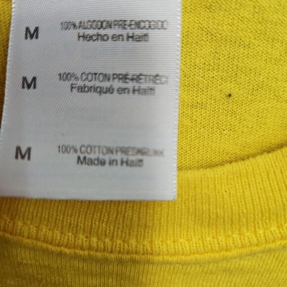 Gildan Daytona Beach Tshirt Yellow sz Med short sleeve cotton Adult - Picture 4 of 9